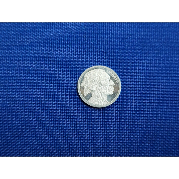 1 Gram .999 Fine Silver Round Buffalo Design