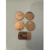 Image 2 : 5 - Rare Copper Rounds - 2nd Amendment, Indian & McKinley Copper Coins - I Troy Oz