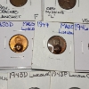 Image 5 : Lot of 28 Assorted Lincoln Wheat Cents - 1940's - Steel Cents, Mason Cents - Face Value: $0.28