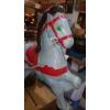 Image 6 : Antique Carnival Ride Section "Pony & Cart" - From Vintage Kiddie Ride - All Metal 