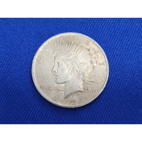 1923 90% Silver Peace Dollar