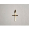 Image 1 : 18K Yellow Gold Cross Pendant TW: 0.5g