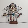 Image 1 : Southwestern Cow Skull Arrow Dreamcatcher - 14"