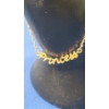 Image 4 : 10K Gold "Princess" Bracelet & Ring With White Stone - Size 5 - Total Weight: 2.8g