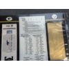 Image 2 : Authentic 2011 Super Bowl XLV NFL Football Ticket & 24K Gold Plated Ticket - Mint Condition