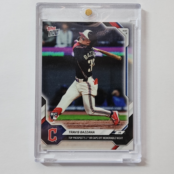 2026 Topps Now Travis Bazzana Rookie Card RC #176 1st Career HR Cleveland Guardians