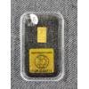 Image 1 : 1 GRAIN .9999 Fine Gold Bar by Patriots Coin in Acrylic Protective Holder