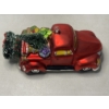 Image 2 : Hand Blown 9" Mercury Glass Pick Up Truck Ornament - Mint Condition