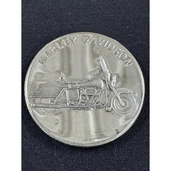 Vintage Harley Davidson .999 Fine Silver One Troy Ounce Coin - Mint Condition