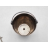 Image 6 : 3 Silver-Plated Pieces: Engraved Bucket, Creamer/Small Coffee Pot, & Cross Pendant TW: 2.0lbs
