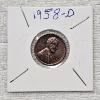 Image 1 : 1958-D Lincoln Wheat Penny FV: $.01