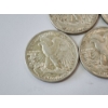 Image 10 : Five Assorted Years 90% Silver Walking Liberty Half Dollars - FV: $2.50