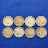 Image 4 : x8 Assorted Years United States Walking Liberty 90% Silver Half Dollars - FV: $4.00
