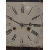 Image 4 : Antique Patriotic Themed "Southern Clock Co. Wooden OGEE Clock - With Key - 26 x 16 x 4.5 Inches