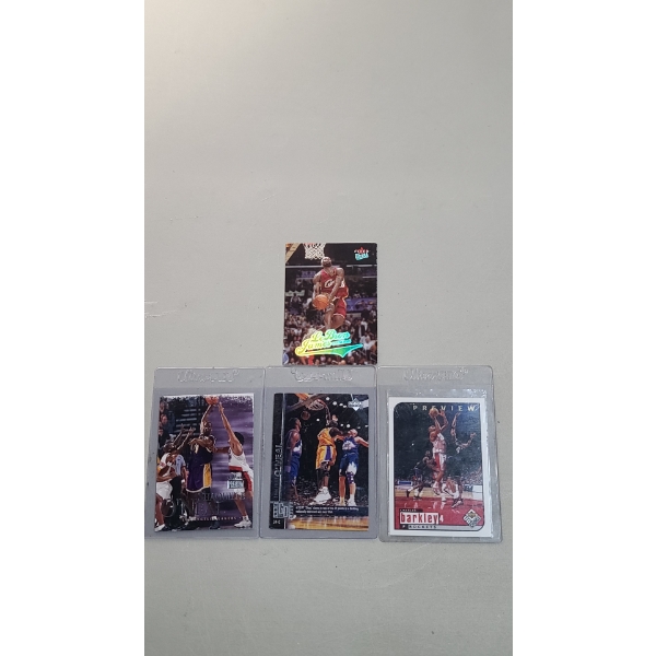 Assorted Years & Assorted Teams Basketball Trading Cards Including Shaquille O'Neal, Charles Barkley