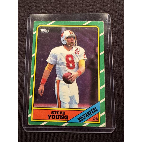 1986 Topps Steve Young Rookie Football Card - Mint Condition
