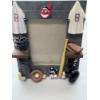 Image 1 : Collectible MLB 2003 Cleveland Indians Chief Wahoo Picture Frame - Measures 8" x 6" - Good Condition