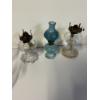 Image 4 : Glass Hurricane Lamps - 2 Glass decorative items