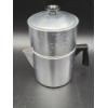 Image 1 : Chilton Ware 7-cup aluminum drip coffee maker featuring a black phenolic handle