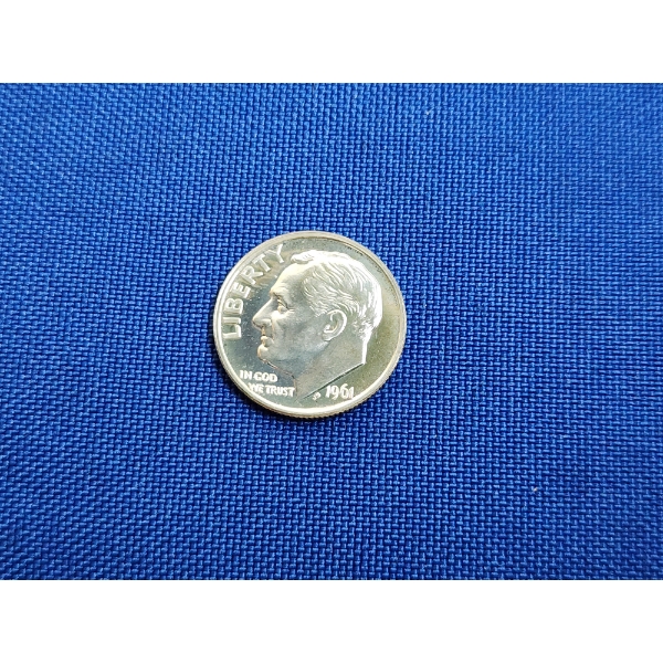 1961 Proof Roosevelt 90% Silver Dime