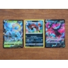 Image 1 : Three Assorted Pokemon Trading Cards Ft. Holo, Rare & V Trading Cards!