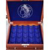 Image 6 : Nice Wooden Collection Box For UNC Morgan Silver Dollars Collection~ Measures About 12" X 9"