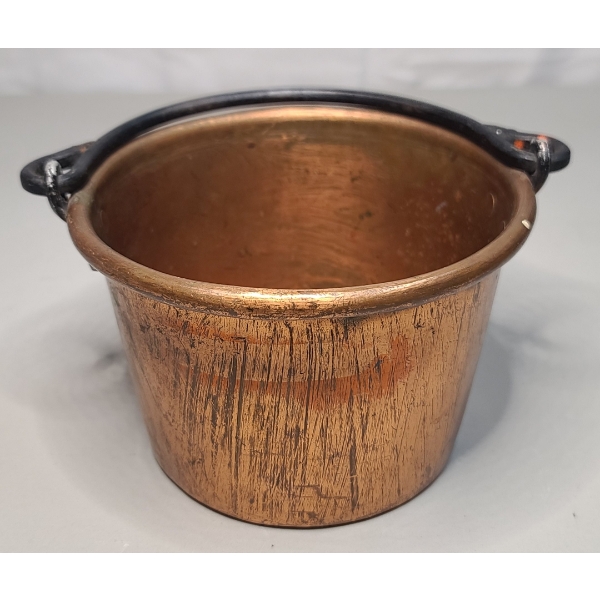 Antique 1874 Handcrafted Heavy Copper Apple Butter/Candy Kettle By D. Picking & Co. Bucyrus, Ohio
