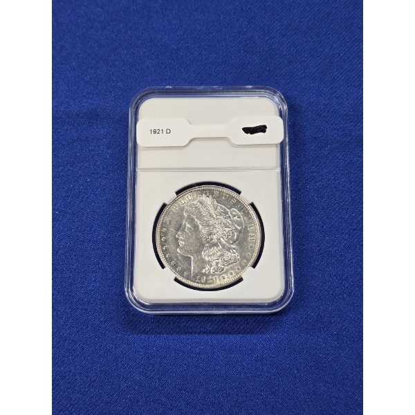 1921- D Morgan Silver Dollar - Stunning, High-Grade Coin