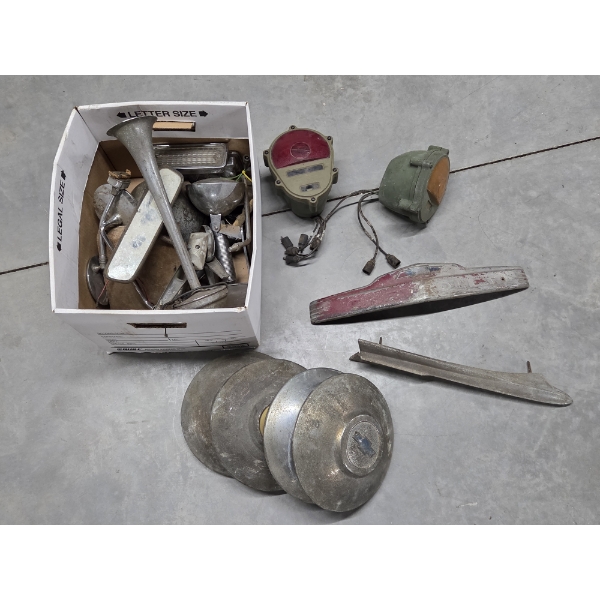 Vintage Car Parts And Lights Collection -No Shipping Available
