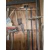 Image 1 : Wall of Garden Tools incl Shovels, Rake, Loppers, Metal Garden Fence and More