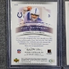 Image 13 : Four Upper Deck AUTOGRAPHED Indianapolis Colts NUMBERED Rookie Football Trading Cards
