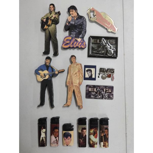 Fabulous Elvis Magnet And Lighter Collection