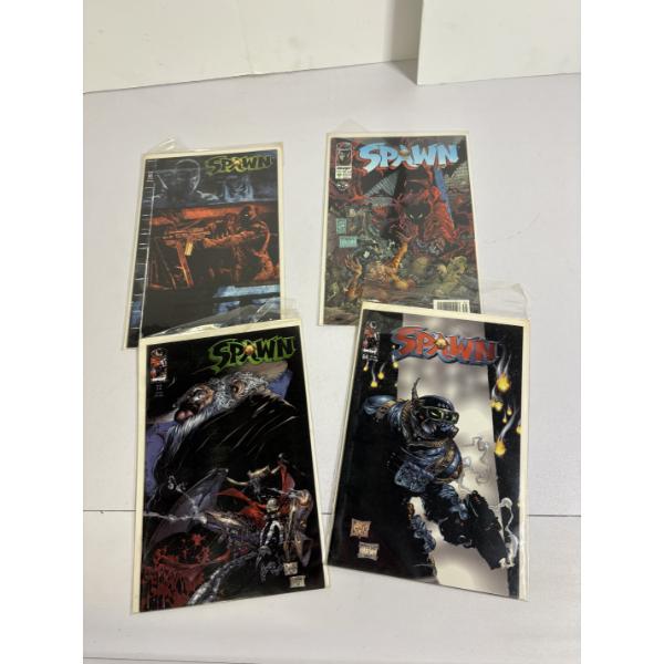 Spawn Comic Books - 4 Total - in protective plastic packaging - Image 