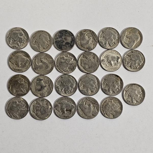 Assorted Lot Of United States Buffalo Nickels FV: $1.15