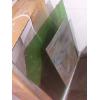 Image 6 : Stained Glass Tools & Supplies - 4  Large Group In Bins - Remaining SG Glass Cut Pcs - Colors/Shapes