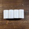 Image 1 : CoinSafe Square White Plastic Coin Storage Tubes - Holds 20 Pieces of Bullion Each!!!