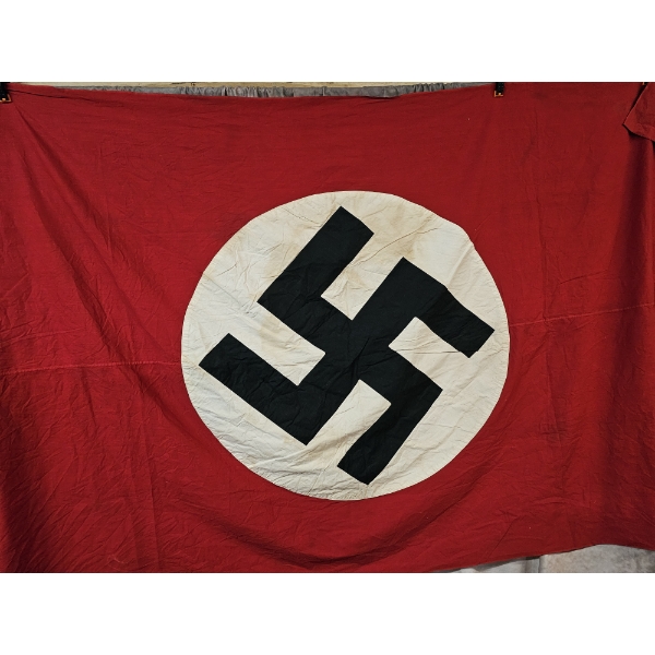 German World War II NSDAP (National Socialist German Workers' Party) Political Flag - 7 X 4 1/2 Feet