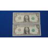 Image 1 : (2) Green Seal $1 Star Federal Reserve Notes - Series 2017, 2017 A - Face Value: $2.00