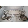 Image 1 : Assorted Silverplate Kitchen Utensils & Dishware - Weight: 16.2 lbs