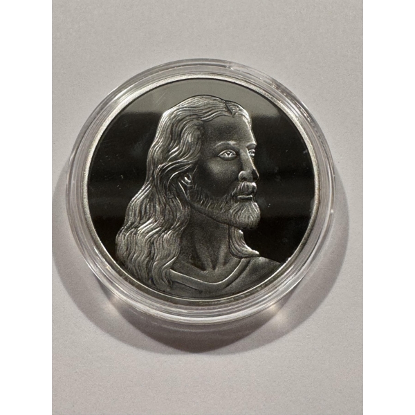 Silver - Plated Jesus Last Supper Commemorative-Challenge Coin - Mint Condition