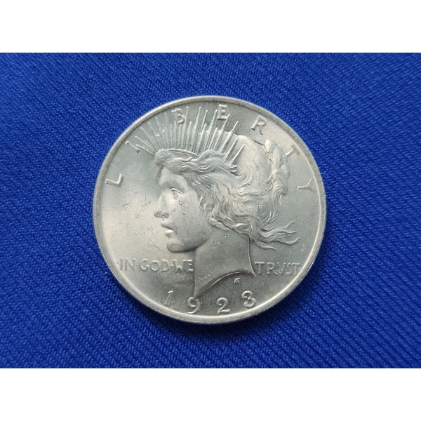 1923 90% Silver Peace Dollar in Excellent Condition
