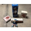 Image 1 : *Pick Up At Mantua Home-No Shipping Available* Pink Storage Tote - Snowman Figurine with Push Button