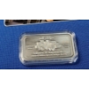Image 3 : Rare Gangster Scrooge 1 Troy Ounce .999 Fine Silver Bar - "Gangster Scrooge Golden Gate" Number 12/3