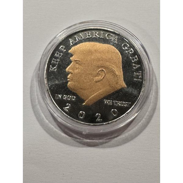 2020 Donald J. Trump Campaign Collector Coin In Protective Holder - Mint Condition
