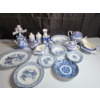 Image 1 : Huge Lot of Vintage Woods Ware Wood & Sons England Blue & White China Dishes