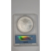 Image 2 : ANACS 2006-W MS 69 20th Anniversary One Troy Ounce .999 Fine Silver American Eagle