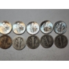 Image 9 : Assorted Years Silver Roosevelt and Mercury Dimes Face Value: $2.00