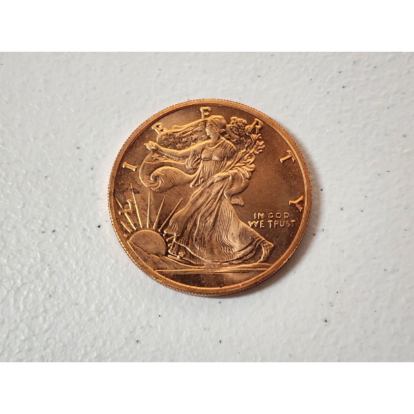 American Eagle Design 1 Ounce .999 Fine Copper Round - Golden State Mint