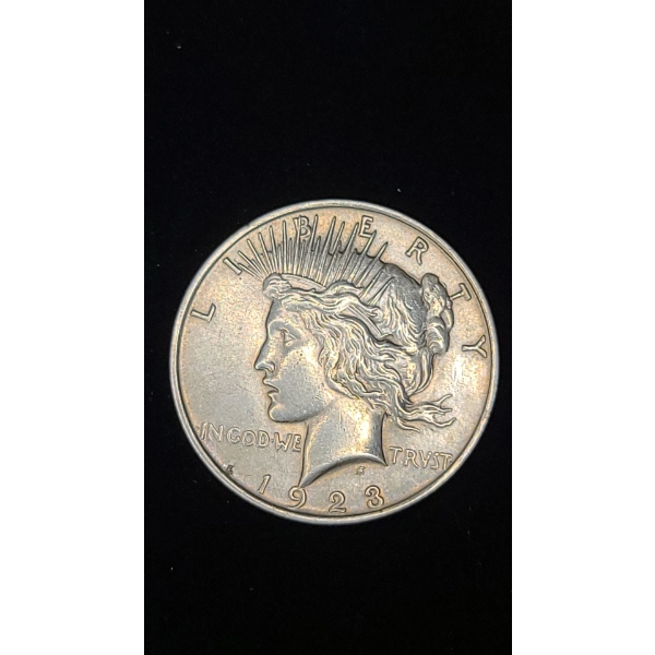 1923 90% Silver Peace Dollar 