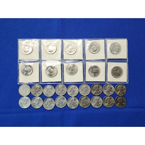 Lot of (28) 1979 Susan B. Anthony Half Dollars FV: $28.00